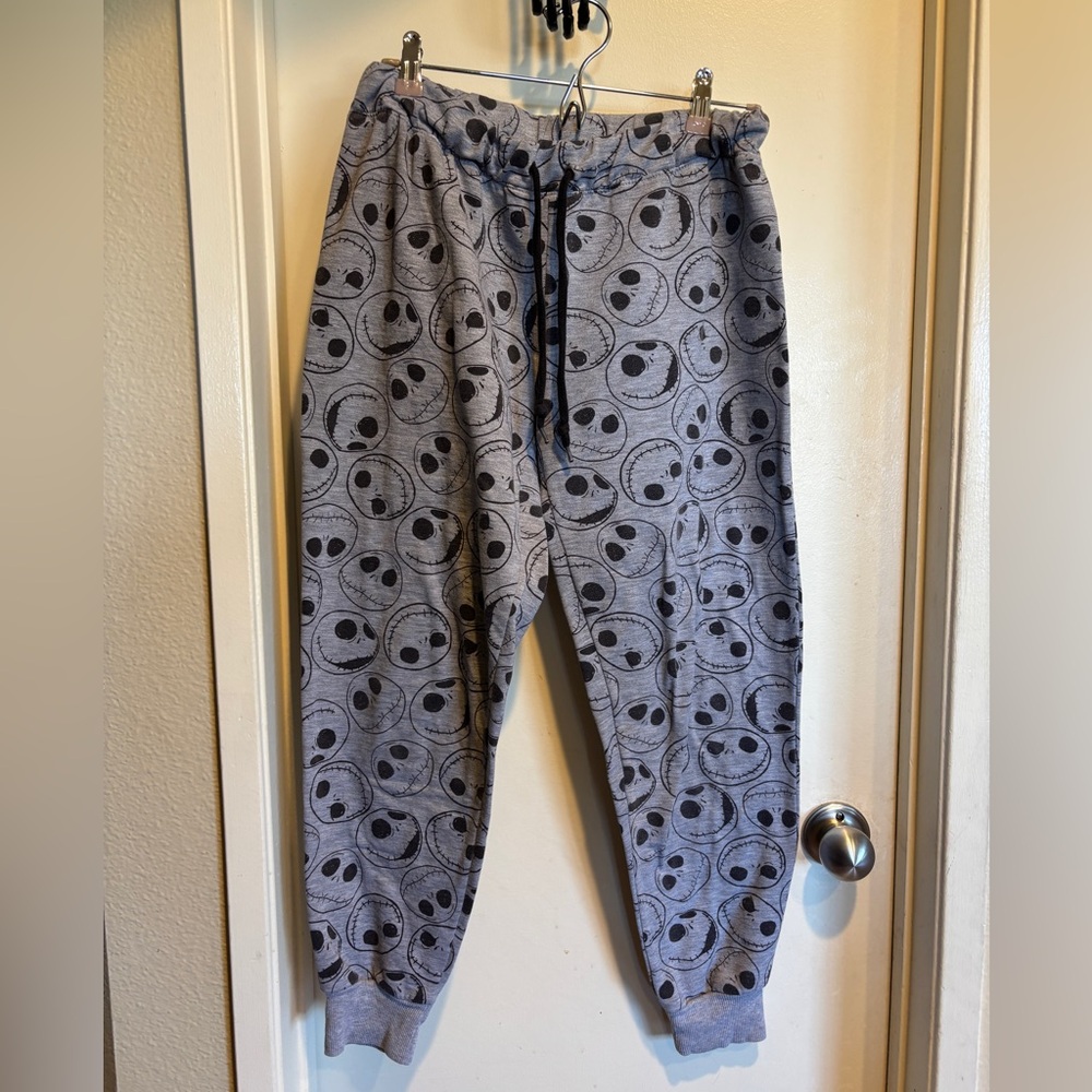 Disney Nightmare Before Christmas Jack Skellington Jogger Sweatpants